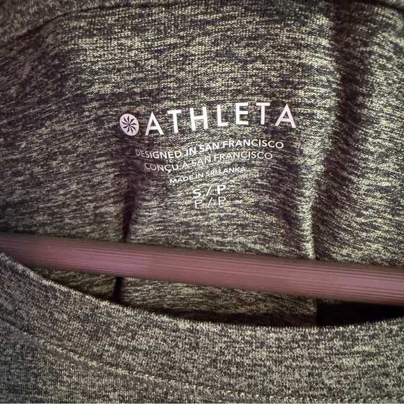 Athleta Uptempo Heather Green Long Sleeve Womens Top Size Small - Picture 6 of 10